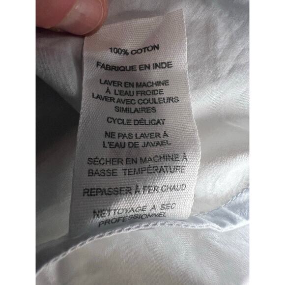 Ulla Johnson Laurelin Smocked Pale Light Blue Cotton Midi Sun-Dress Size 4 NWT - Picture 8 of 8